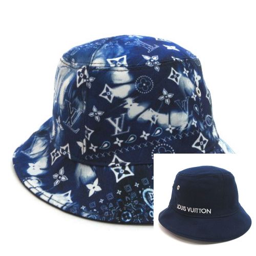 ルイヴィトン LOUIS VUITTON 美品 22FW ボネ モノグラム バンダナ 