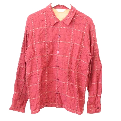 ラディアル RADIALL 美品 オープンカラー シャツ グラフチェック柄 
