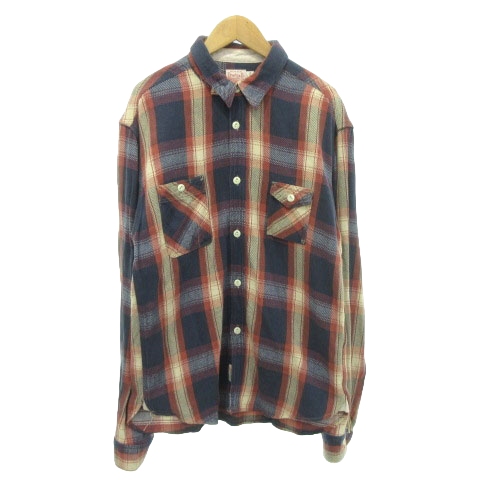 トロフィークロージング TROPHY CLOTHING 美品 ネルシャツ 長袖 