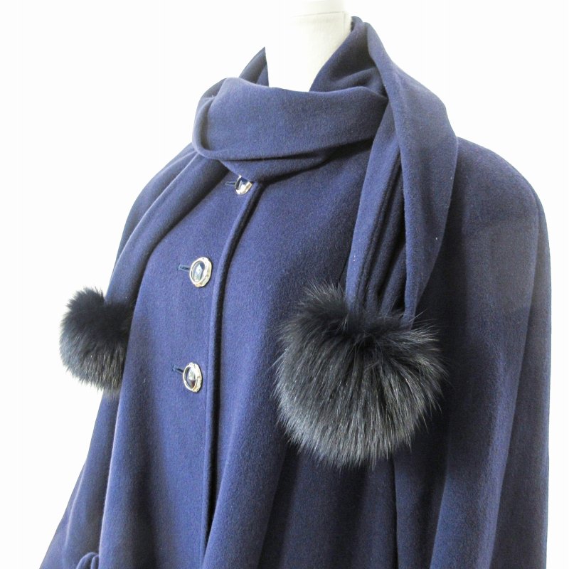 クレージュ courreges 美品 ヴィンテージ ノーカラーコート ジャケット 