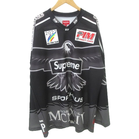 シュプリーム SUPREME 美品 22SS Eagle Moto イーグル モト ホッケー 