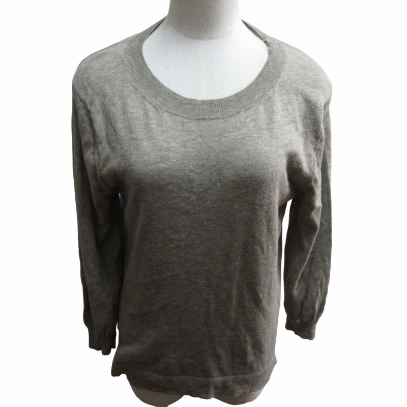 MARGARET HOWELL グレー クルーネックセーター M