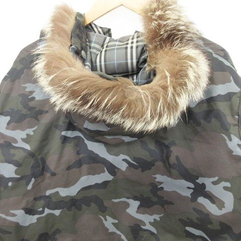 BURBERRY BLACK LABEL 迷彩 カモフラ ダウンジャケット BURBERRY BLACK