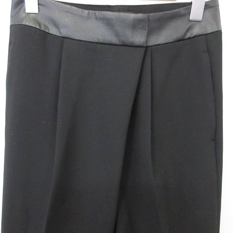 未使用品 セオリー theory タグ付き ウエスト切替 パンツ ボトムス 
