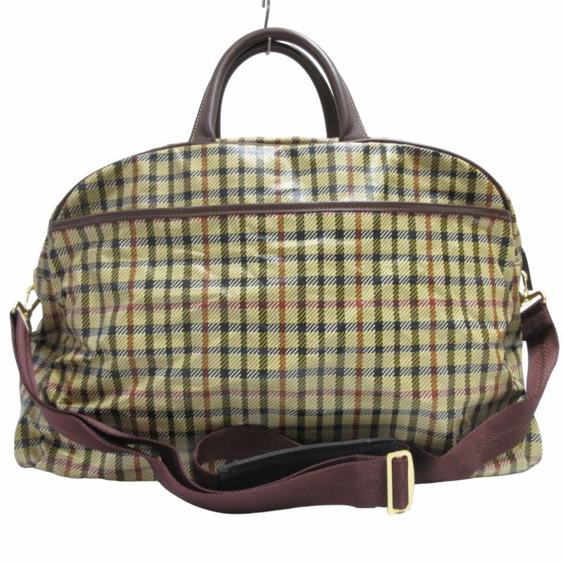 DAKS LONDON チェック柄 ボストンバッグ ビンテージ DAKS LONDON チェック柄 ボストンバッグ ビンテージ