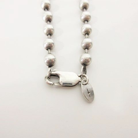 サード SAAD 美品 ネックレス ボールチェーン シルバー925 