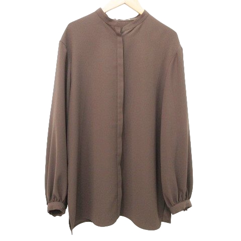 theory luxe 24AW SAXONY スタンドカラーブラウス セオリーリュクス theory luxe 美品 ウォッシャブル スタンド