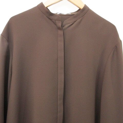 theory luxe 24AW SAXONY スタンドカラーブラウス セオリーリュクス theory luxe 美品 ウォッシャブル スタンド