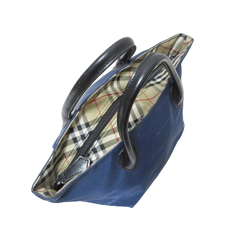 美品 バーバリーブルーレーベル ハンドバッグ ノバチェック 三陽商会 バーバリーズブルーレーベル Burberry's BLUE LABEL ミニ トート