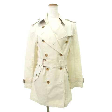 バーバリー BURBERRY 美品 トレンチコート ベルト付き ダブル 裏地 