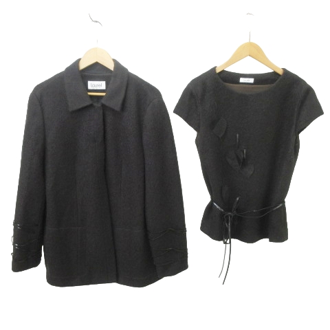 エスカーダ ESCADA laurel 3ピース スーツ セットアップ モヘア混 38 M  