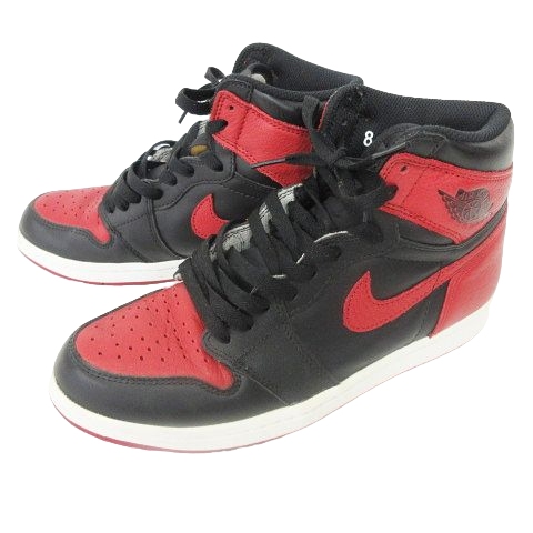 ナイキ NIKE 美品 エアジョーダン 1 レトロ ハイ OG ブレッド AJ1  