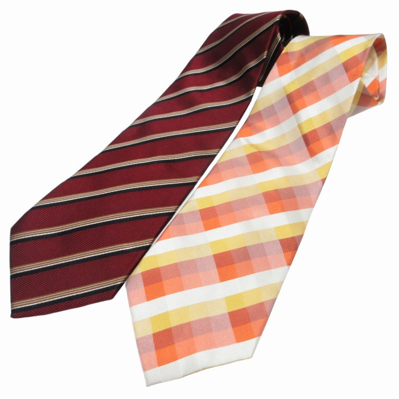 ポールスミス PAUL SMITH 2点セット シルク100% ネクタイ レジメンタル 