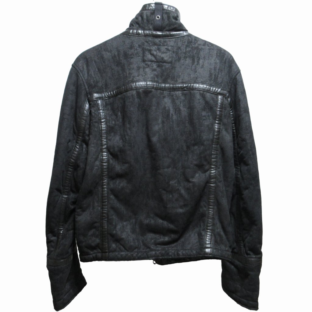 アルマーニ ジーンズ ARMANI JEANS 裏ボア ジャケット ブルゾン 黒 