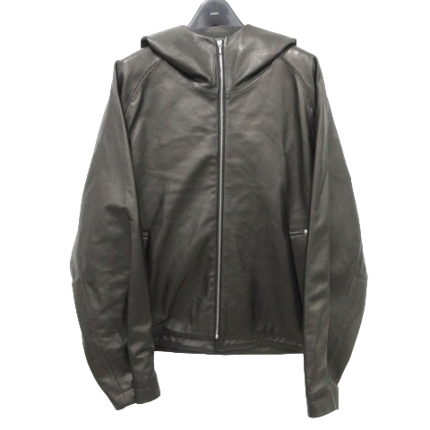 美品 シュタイン stein 24ss LEATHER HOODED SHORT JACKET アウター