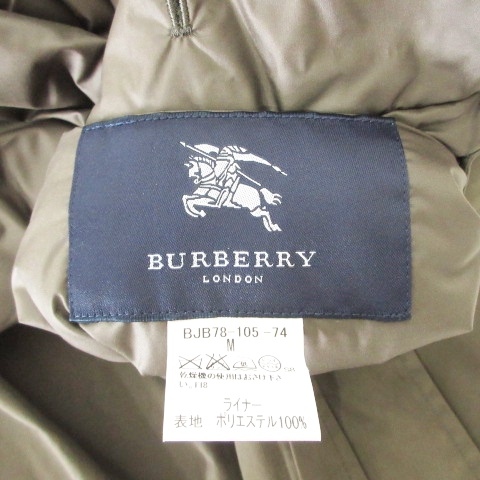 バーバリー ロンドン BURBERRY LONDON スタンドカラー コート 中綿