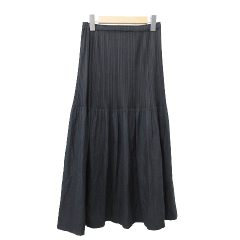 美品PLEATS PLEASE 数字スカートブラック2