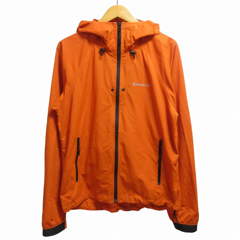 最終値下　BIRDWELL ナイロンジャケット パーカー　L オレンジ 最終値下 BIRDWELL ナイロンジャケット パーカー L オレンジ