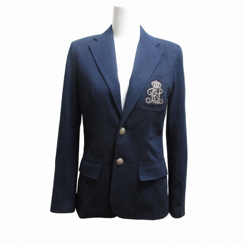 ラルフローレン RALPH LAUREN テーラードジャケット ブレザー 紺ブレ 