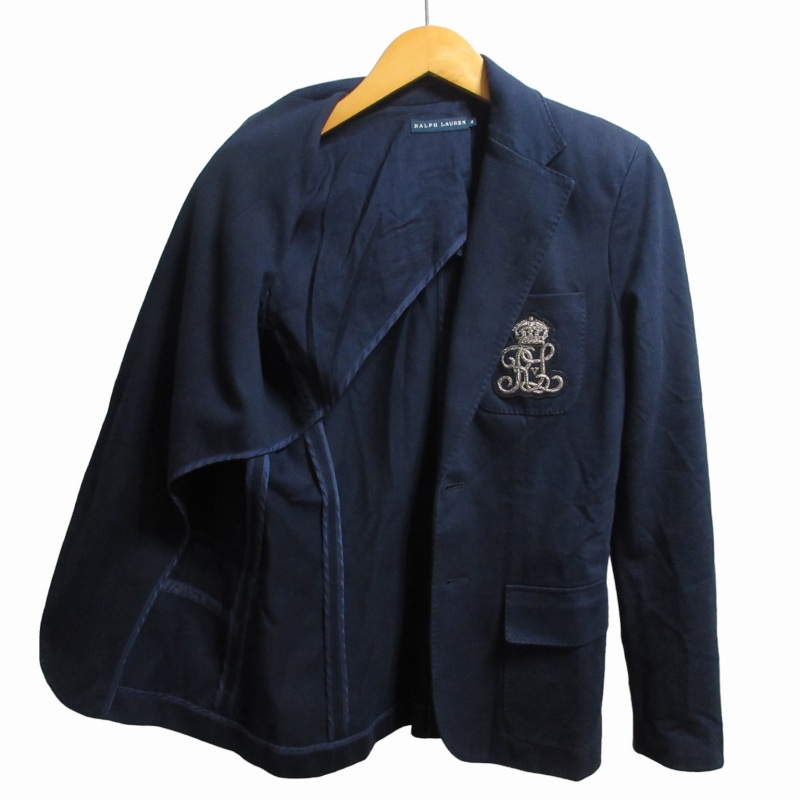 ラルフローレン RALPH LAUREN テーラードジャケット ブレザー 紺ブレ