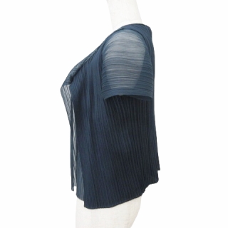 プリーツプリーズ PLEATS PLEASE 美品 カーディガン トップス 半袖 