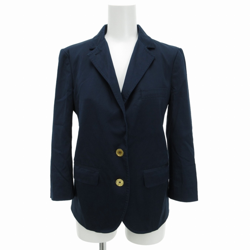 【riry3】TORY BURCH ブラック テーラードジャケット riry3】TORY BURCH ブラック テーラードジャケット サマーセール