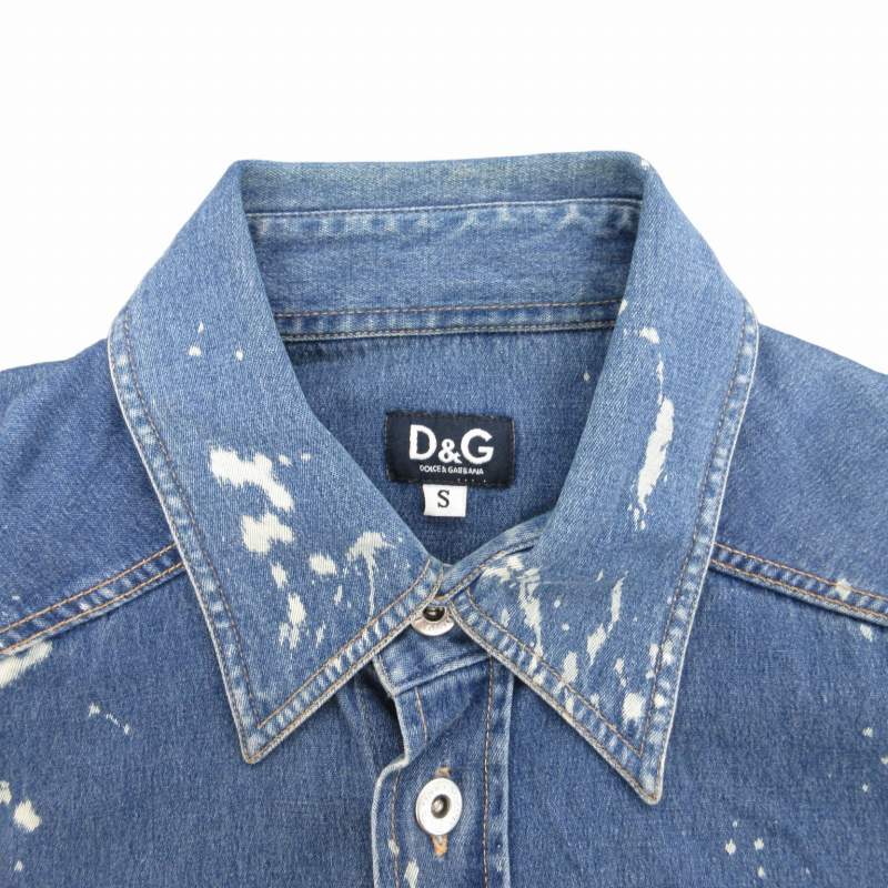 ディー&ジー ドルガバ ドルチェ&ガッバーナ D&G デニムシャツ 半袖  