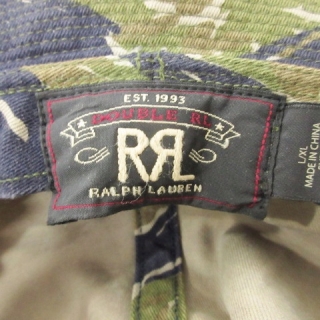 ダブルアールエル RRL 美品 バケットハット 帽子 迷彩柄 L-XL