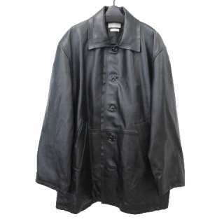 美品 ヨーク YOKE 22AW Cut-Off Leather Car Coat アウター 無地 美品 ヨーク YOKE 22AW Cut-Off Leather Car Coat アウター 無地