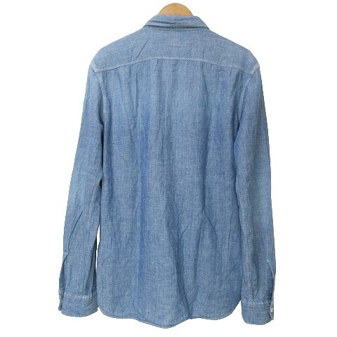 ダブルアールエル RRL ラルフローレン シャンブレーシャツ 長袖 チン