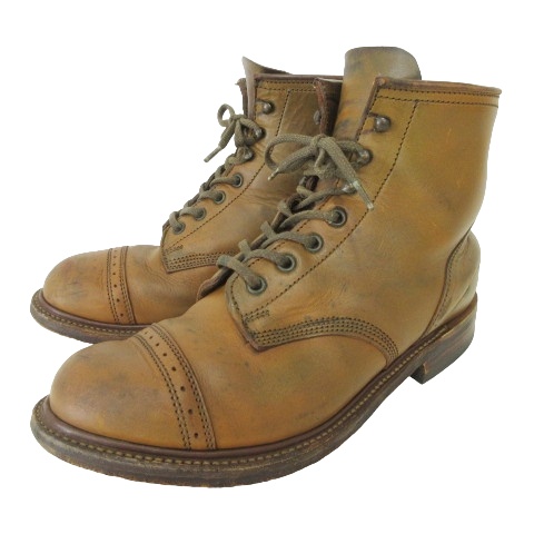 ダブルアールエル RRL BOWERY BOOTS バワリー ブーツ ストレートチップ 