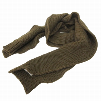 ザリアルマッコイズ SCARF WOOL-KNIT (KHAKI)（ザ・リアル
