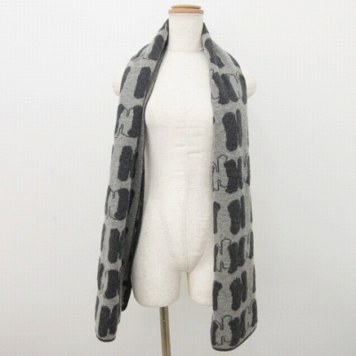 エルメス HERMES 美品 マルジェラ期 カシミヤ ストール マフラー H柄  