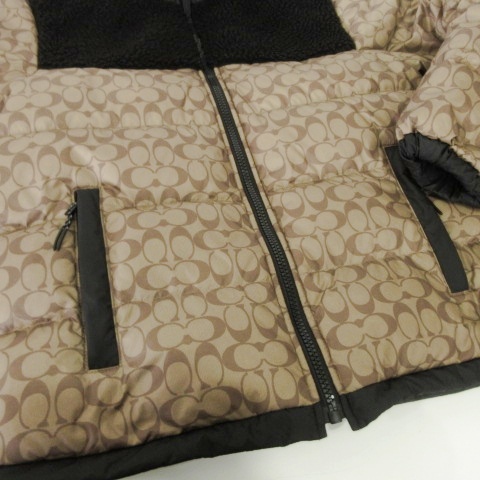 コーチ COACH 22AW リバーシブル シェルパ シグネチャー ダウン 