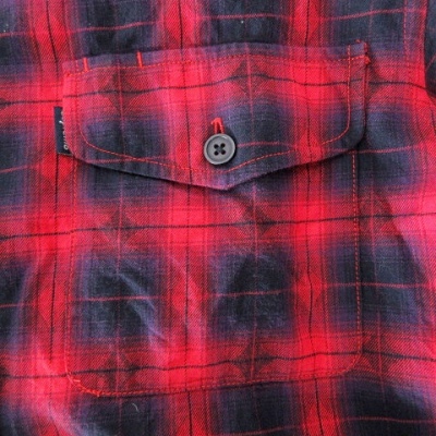 Supreme チェックシャツ 赤 レッド M シュプリーム SUPREME ダイヤモンドプレイド チェックシャツ 長袖