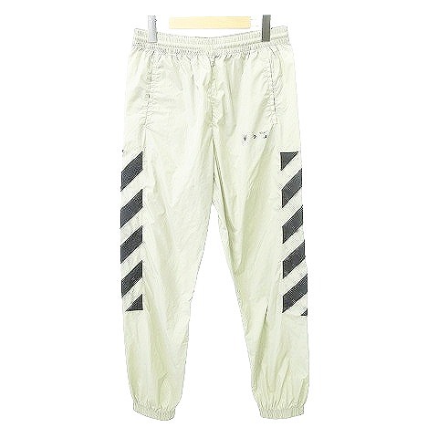 オフホワイト OFF WHITE DIAG NYLON TRACK Trousers ダイアグ ナイロン 