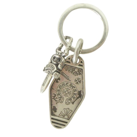 タガーキーホルダー Virgil愛用 クロムハーツ ダガー クロス キーホルダー (CHROME