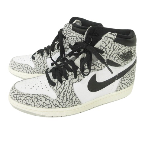未使用品 ナイキ NIKE エアジョーダン1 ハイ OG ホワイトセメント AIR  