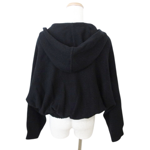 セオリー Theory 美品 22AW LANA CASH CROPPED HOODY フード ジップ 