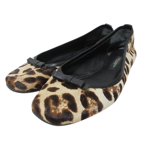 Dolce & Gabbana ポインテッドトゥ フラットシューズ | ブラウン