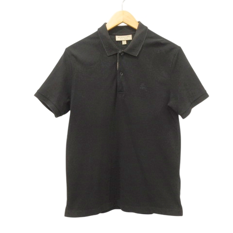 Burberry M 黒 ポロシャツ 半袖 Burberry M 黒 ポロシャツ 半袖