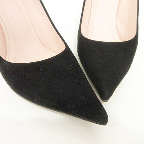 セリーヌ CELINE スエード パンプス ポインテッドトゥ ハイヒール