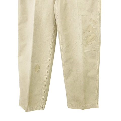 ビズビム VISVIM 美品 25ss EX WIDE CHINO PANTS CRASH ボタンフライ 