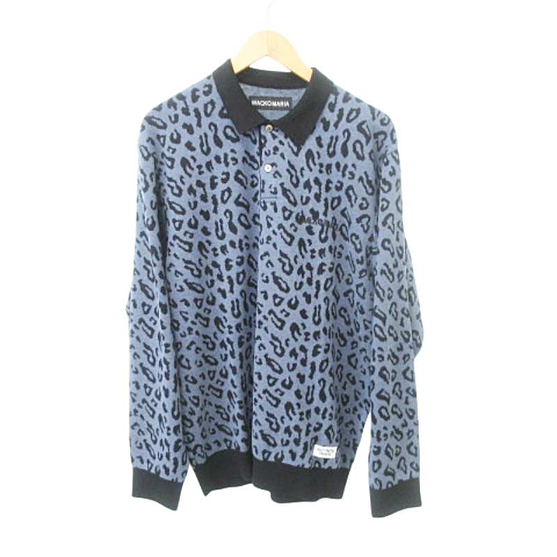 未使用品 ワコマリア WACKO MARIA 美品 タグ付き 24FW LEOPARD KNIT 