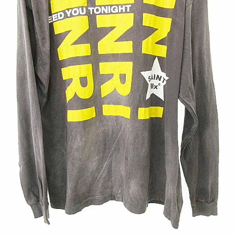 セントマイケル SAINTMICHAEL 美品 22SS ロングスリーブ プリント T