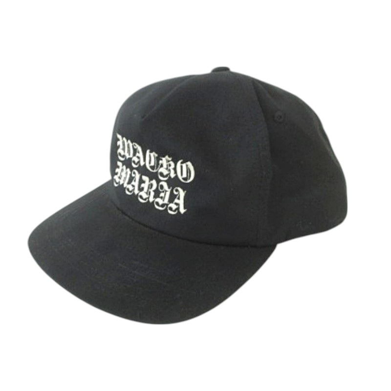 ワコマリア WACKO MARIA SNAPBACK CAP キャップ 帽子 ロゴ 黒 ブラック