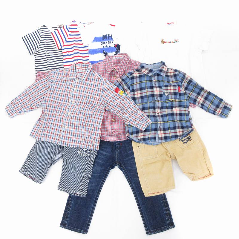 ミキハウス mikihouse ダブルビー 子ども服 11点 まとめ 長袖シャツ 