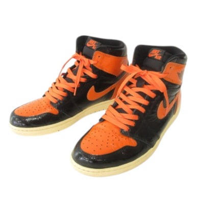 ナイキ NIKE 箱付き タグあり 靴紐あり Air Jordan 1 High Shattered 