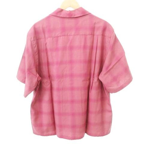 ワコマリア WACKO MARIA 25SS-WMS-OC20 OMBRE CHECK OPEN COLLAR SHIRT 