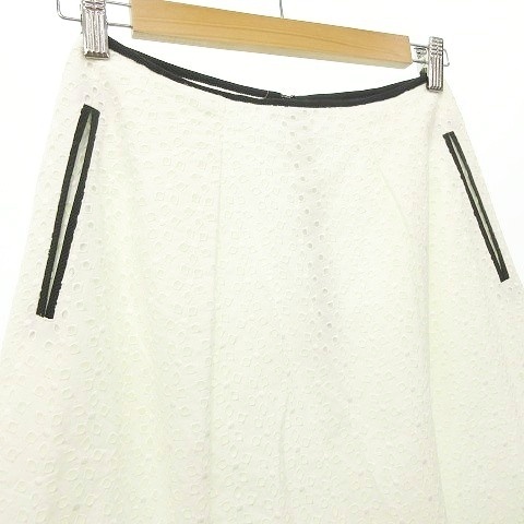 トゥービーシック TO BE CHIC パンチングレース スカート ひざ丈
